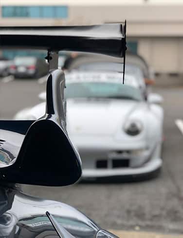 Porsches with wings