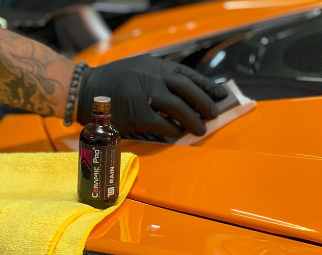 Ceramic Pro Coating being applied