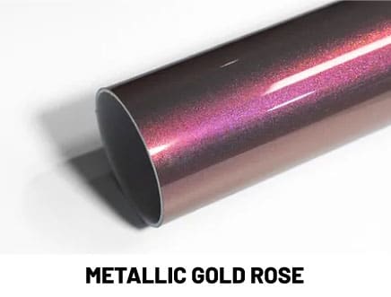 PURE Vehicle Film Metallic Gold Rose